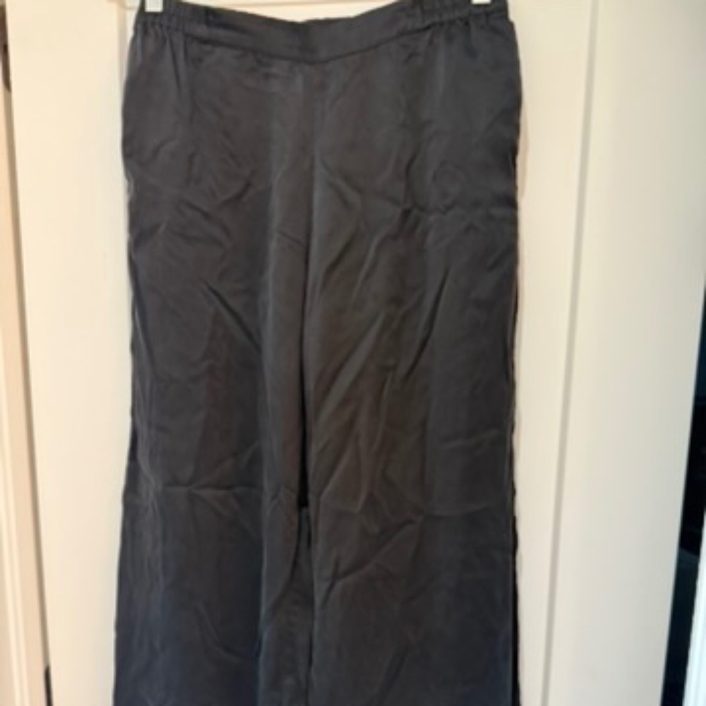 Black Washable Silk Pants from Lunya